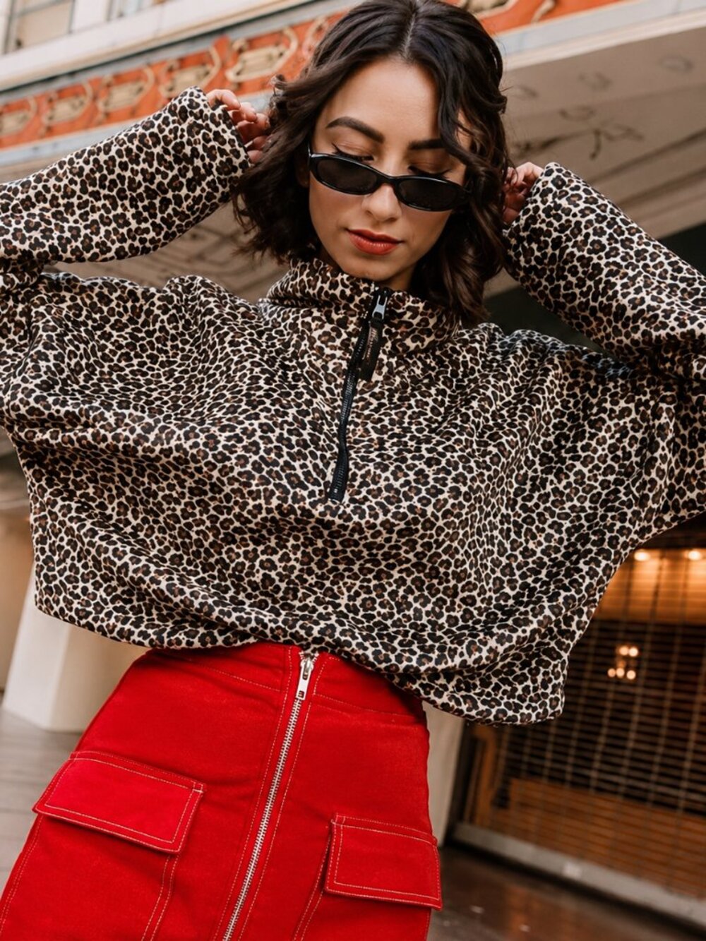 Urban Outfitters Leopard Angela Fleece
